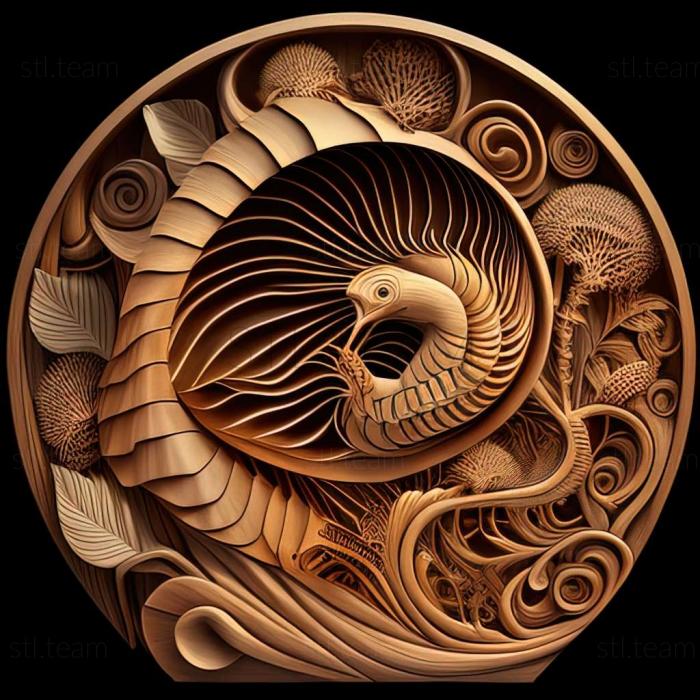 3D модель Nautilus belauensis (STL)